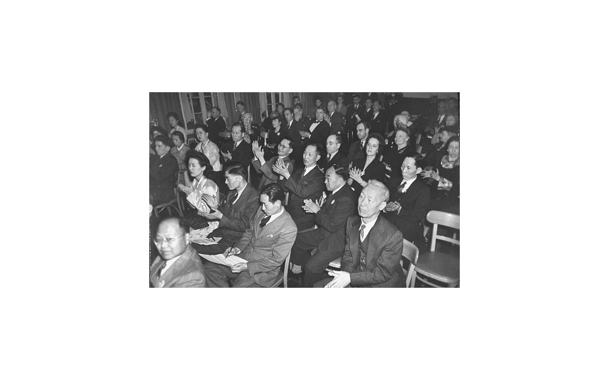 워싱턴 라파예트(Lafayette)호텔에서 열린 한인자유대회(Korean Liberty Conference)<br />1942년 2월 27일 - 3월 1일